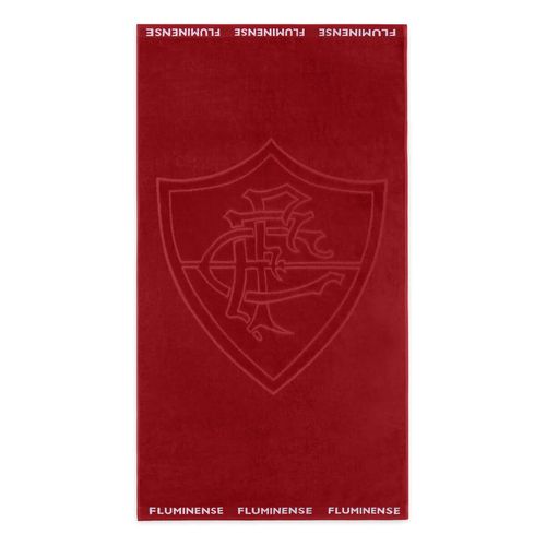 Toalha de Banho Barra Bordada Futebol Jacquard Fluminense Buettner
