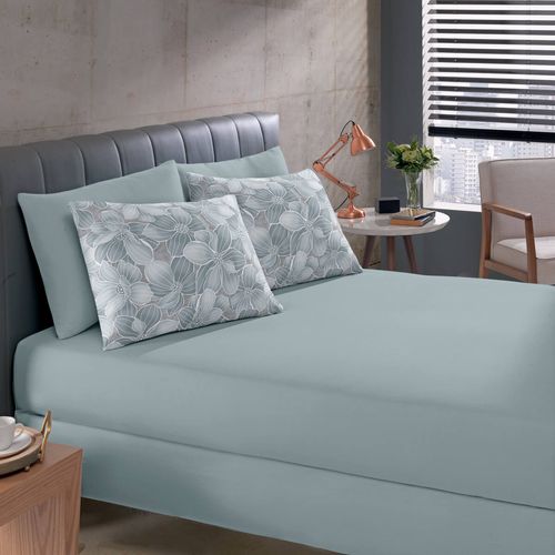 Jogo de Lençol Malha Basic Estampado Sibila Buettner