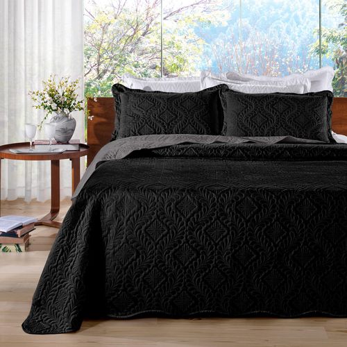 Colcha com Porta Travesseiro Matelassê Metrópole Levi Buettner