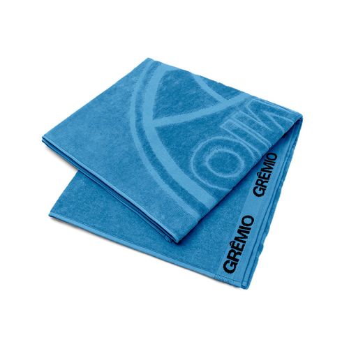 Toalha de Banho Barra Bordada Futebol Jacquard Grêmio Buettner