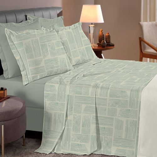 Jogo de Cama 180 Fios Reflete Estampado Roland Buettner