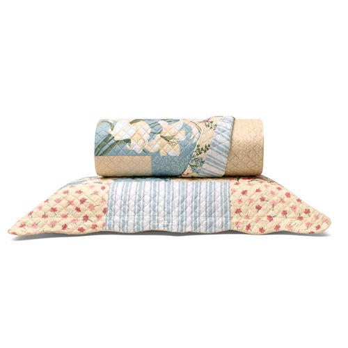 Colcha com Porta Travesseiro Matelassê Renove Joana Buettner