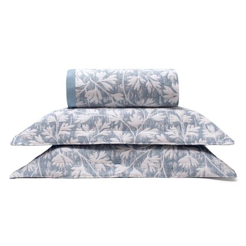 Colcha com Porta Travesseiro Jacquard Cenário Tales Buettner