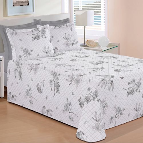 Jogo de Cama 150 Fios Casual Estampado New Botanic Buettner