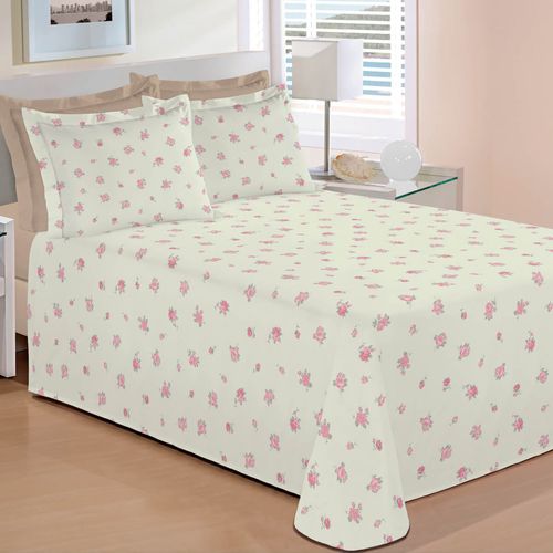 Jogo de Cama 150 Fios Casual Estampado Sarah Buettner