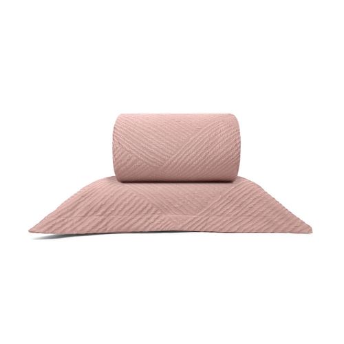 Colcha com Porta Travesseiro Microfibra Tramas Plush Buettner
