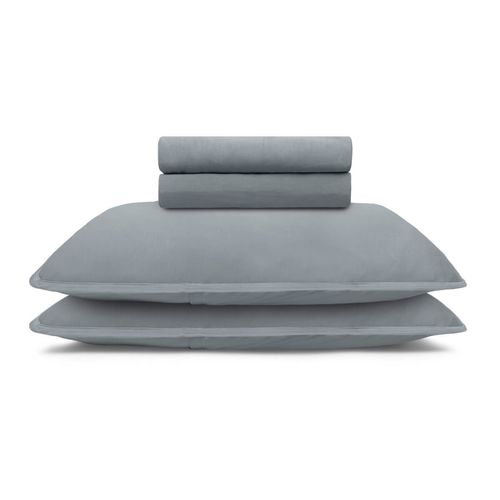 Jogo de Cama Malha Bambu Natural Buettner