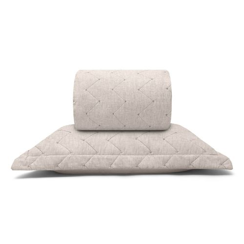 Colcha com Porta Travesseiro Matelassê Bouti Mescla Buettner