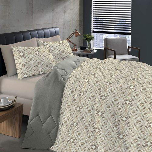 Edredom Malha Basic Estampado Dados Buettner