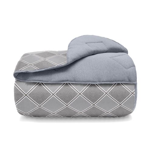 Edredom Malha Basic Estampado Clinton Buettner
