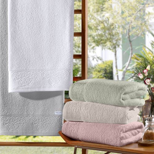 Toalha de Banho 70cm x 1,40m Nobre Jacquard Limoges Buettner