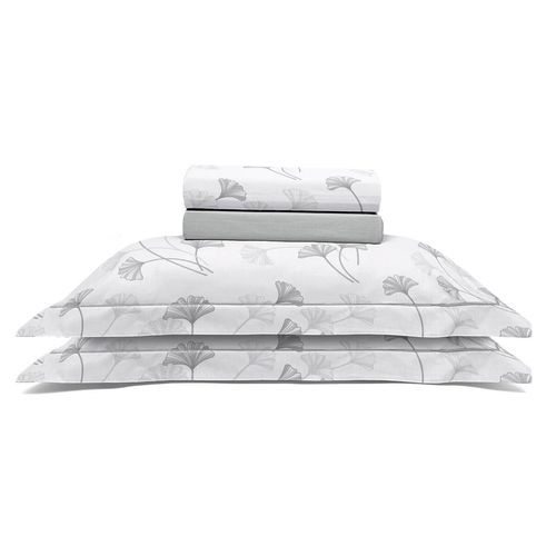 Jogo de Cama 180 Fios Reflete Estampado Olga Buettner