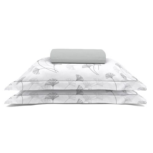 Jogo de Lençol 180 Fios Reflete Estampado Olga Buettner