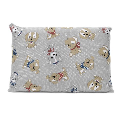 Fronha Avulsa Malha Basic Estampado Infantil Dogs Buettner