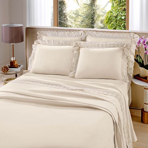 Fronha Avulsa 230 Fios Melody Renda Alana Buettner