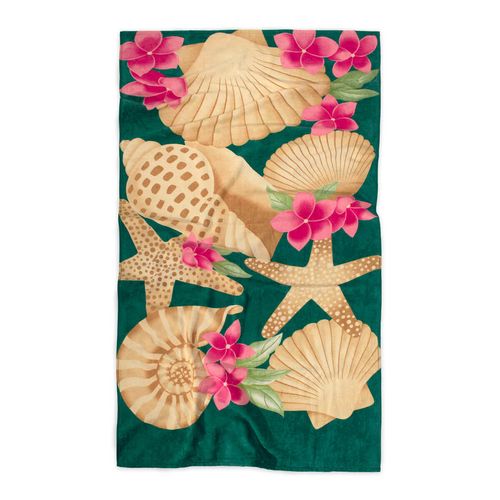 Toalha de Praia 76cm x 1,52m Resort Conchas Buettner