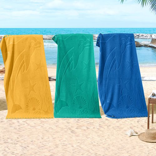 Toalha de Praia 81cm x 1,50m Plage Golfinho Buettner