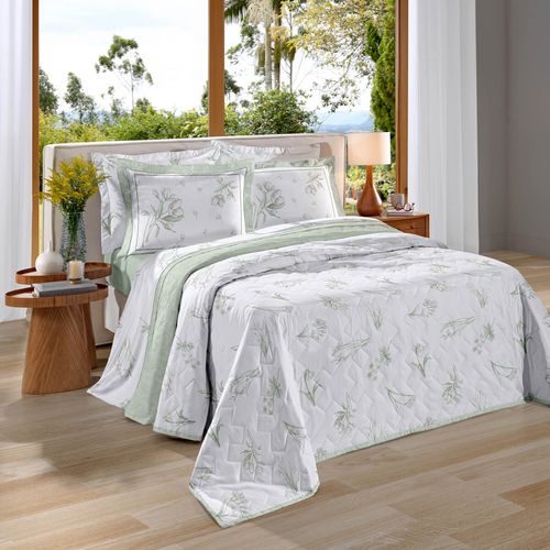 Kit Cobre Leito 230 Fios Reffinata Ponto Royal Aurora Buettner